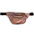 Damen Hologramm Mode Glänzend Neon Bauchtasche Punk Reflektierend Bauch6661