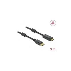 85957 - Aktives DisplayPort 1.2 zu HDMI Kabel 4K 60 Hz 3 m