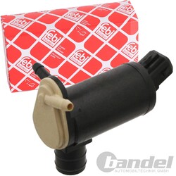 FEBI WASCHWASSERPUMPE SCHEIBENREINIGUNG passend für FORD TRANSIT MAZDA 121 III