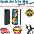 GOOGLE PIXEL 5A 5G 128GB ENTSPERRT ANDROID SMARTPHONE TOP MAKELLOS A+ SCHWARZ