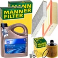 MANN INSPEKTIONSPAKET+5L ORIGINAL 5W-30 MOTORÖL passend für OPEL COMBO X12 CDTI