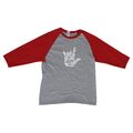 Gildan Heavy Cotton T Shirt Rot Grau Gr. M Damen 100% Baumwolle