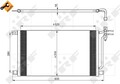 Kondensator Klimaanlage EASY FIT NRF 35748 für BMW E46 E83 X3 Aluminium 3er 318