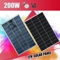 200W 12V Bifaziale Mono Solarpanel Solarmodul Photovoltaik Wohnmobil 200 Watt DE