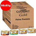 Purina GOURMET Gold Katzenfutter Nass - Feine Pastete Fleisch MIX 96x85g