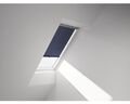 VELUX Sichtschutzrollo blau mit Haltekrallen RHL MK00 9050