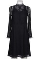 Heine Kleid Damen Dress Damenkleid Gr. EU 38 Baumwolle Marineblau #h19m4bf