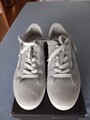 GABOR Damen Sneaker Leder hellgrau Gr. 6,5
