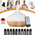 500ML ULTRASCHALL LUFTBEFEUCHTER AROMA DIFFUSER HUMIDIFIER 14 LED LICHT DIFFUSOR