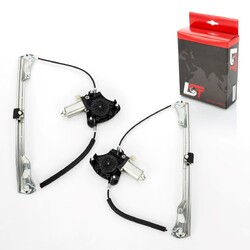 2x Elektrischer Fensterheber mit Motor vorne links rechts für RENAULT THALIA I 1