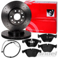 brembo gelochte BREMSSCHEIBEN 312mm + BELÄGE VORNE passend für BMW X1 E84 xDrive