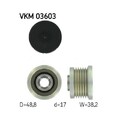 1x Generatorfreilauf SKF VKM 03603 passend für NISSAN OPEL RENAULT VAUXHALL