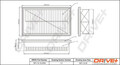 Luftfilter Filtereinsatz DP1110.10.0705 Dr!ve+ für HYUNDAI BAYON i20 II i20 III