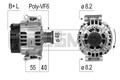 Lichtmaschine Generator Lima ERA 210059A für MERCEDES SPRINTER Bus B903 KLASSE 5