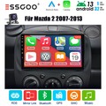 32G Autoradio Carplay Für Mazda 2 2007-2013 9" GPS NAVI WIFI RDS Android 13 Kam+