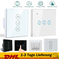 Smart Life WIFI Rolloschalter Vorhang Schalter Wandschalter Wlan Touch Alexa DHL