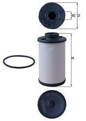 KNECHT HX 132D Hydraulikfilter, Automatikgetriebe für VW