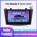 9'' Android 13 Carplay Autoradio Für Mazda 3 2010-2013 NAVI GPS DAB WIFI 6+128G