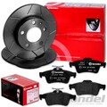 brembo GESCHLITZTE BREMSSCHEIBEN + BELÄGE HINTEN für OPEL VECTRA C + SIGNUM