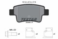TEXTAR Bremsbelagsatz, Scheibenbremse 2434901 für ABARTH FIAT