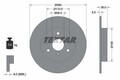 2x TEXTAR Bremsscheibe 92097603 für SMART