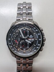 Casio Edifice Edelstahl Herrenuhr Chronograph EF-558D-1AVEF