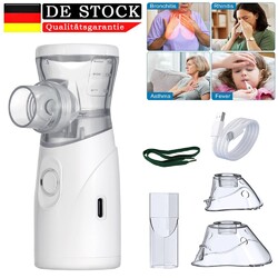 Inhalator Inhaliergerät Leise Vernebler Handvernebler für Erwachsene Kinder.