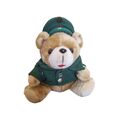 Vintage Polizei Teddybär Next Stofftier grüne Uniform Retro Mütze