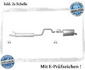 Auspuffanlage für Opel Meriva A 1.4 16V Twinport Auspuff Schelle