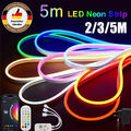 Neon LED Strip Streifen RGB Flex Schlauch diffus Lichtband Dimmbar Wifi APP 2-5M