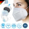 Virshields® 5 x FFP2 Schutz Maske Atemschutz Mundschutz 5 lagig Weiß