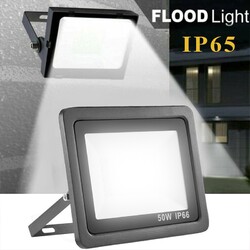 LED Fluter Flutlicht Strahler Scheinwerfer Außen Baustrahler 50 Watt Lampe DE