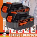 2x 18V 8,0Ah Akku Für BLACK+DECKER Lithium BL2018 BL1318 BL4018 BL1518 LBXR20 