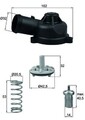 MAHLE Thermostat, Kühlmittel TI 244 83D für AUDI SEAT SKODA VW