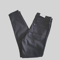 H&M Jeggings Skinny Fit Ultra High Waist Ankle Jeans  in schwarz  Gr. M