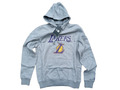 New Era Los Angeles Lakers Team Logo Hoodie Herren Kapuzenpullover Grau Gr. M