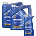 9 Liter MANNOL Defender 10W-40 Motoröl API SN ACEA A3/B4 MB 229.3 229.1