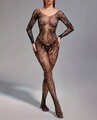 Sexy Bodystocking ouvert Netz Dessous Body Catsuit Reizwäsche XS/S/M/L Neu u246