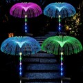 2/4PCS Solarleuchte Feuerwerk Außen Lichterkette RGB Licht LED Solarlampe Garten