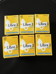 Freestyle Libre 3 Plus Sensoren 3 Stück MHD: 30.07.2026