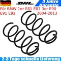 2x EIBACH SERIEN FAHRWERKSFEDER VORNE passend für BMW 1er E81 E87 3er E90 E91 DE