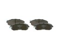 BOSCH Bremsbelagsatz, Scheibenbremse 0 986 494 572 passend für NISSAN