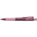 FABER-CASTELL Kugelschreiber Poly Ball View rose/transparent, Schreibfarbe:...