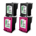 4x Eurotone PRO Patrone 2+2 für HP DeskJet 3057 2549 2540 3054 2547 2514 2054