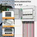DC 1-4 STRINGS PV SOLAR ANSCHLUSSKASTEN SOLARPANEL ÜBERSPANNUNGSSCHUTZ 1000V