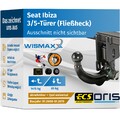 ANHÄNGERKUPPLUNG für Seat Ibiza 08-15 vert. abnehmbar ORIS +7pol E-Satz ABE