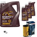 BOSCH Ölfilter 8 L MANNOL Energy Premium 5W-30 für Nissan Qashqai +2 I 2.0 dCi
