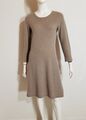 Peter Hahn schlichtes kuscheliges Kaschmir Kleid Strickkleid Cappuccino feminin