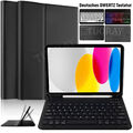 Hülle mit QWERTZ Tastatur Maus Für iPad 10/11 Generation A16 2025 11 10,9 Zoll