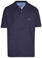 Fynch-Hatton Poloshirt Casual Fit Piqué dunkelblau